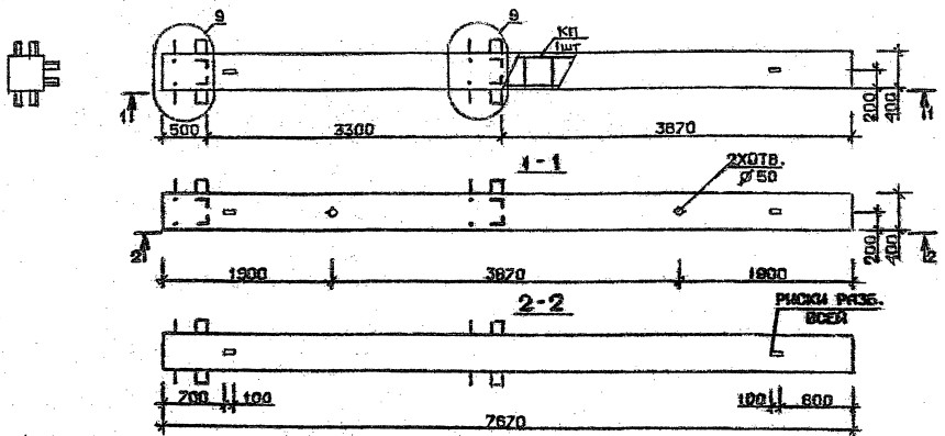 Колонна 3КБ 33.77-7-с Серия 1.020.1-2с/89