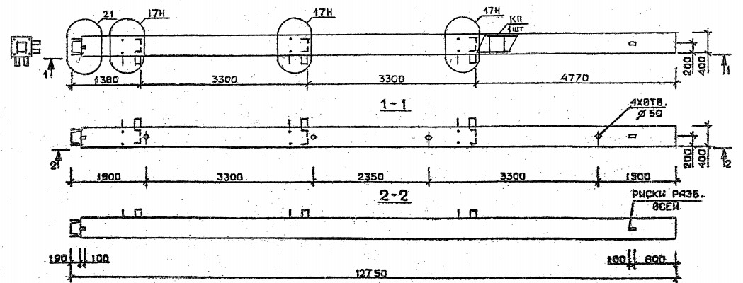 Колонна 5КН 33.128-3-н Серия 1.020.1-2с/89